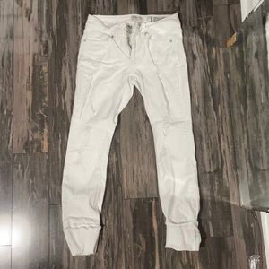 white jeans